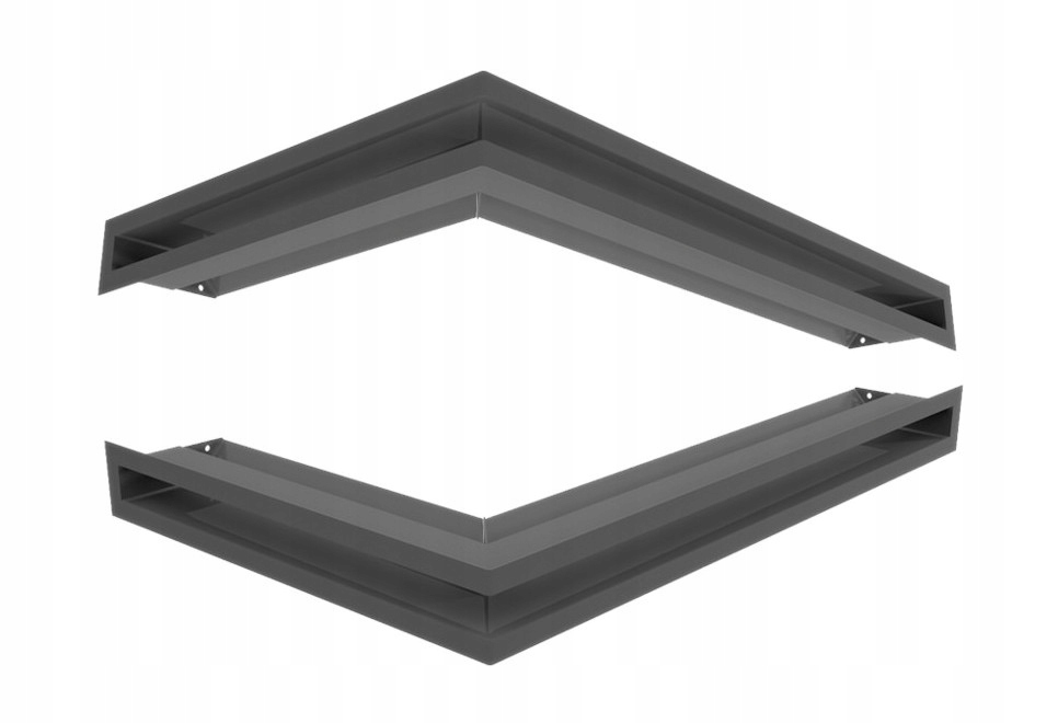 Rohová krbová mřížka Luft 400x600x60 levá 2ks