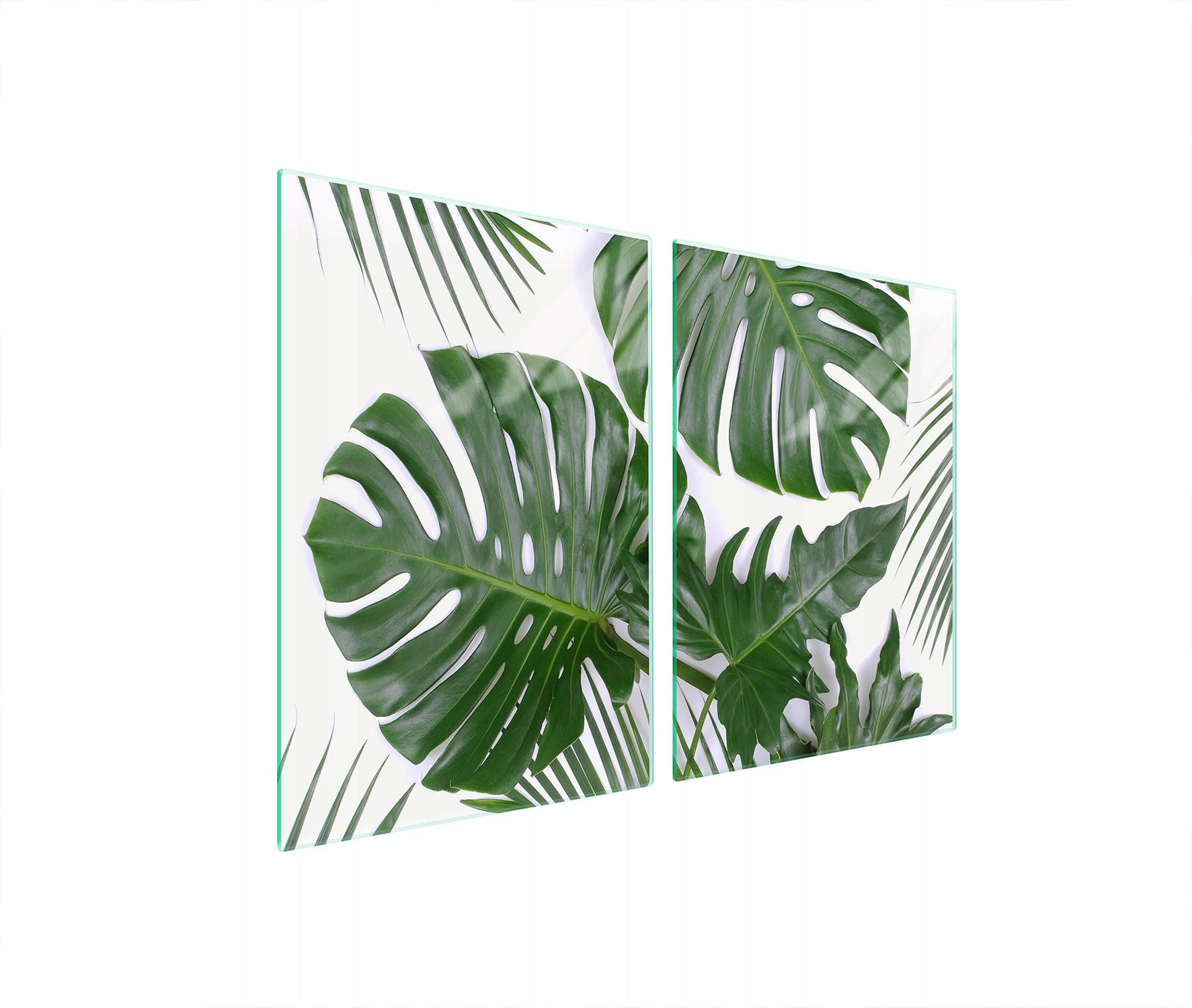 Skleněná Ochranná Deska Do Kuchyně 2x45x52 Monstera Tvrzené Sklo