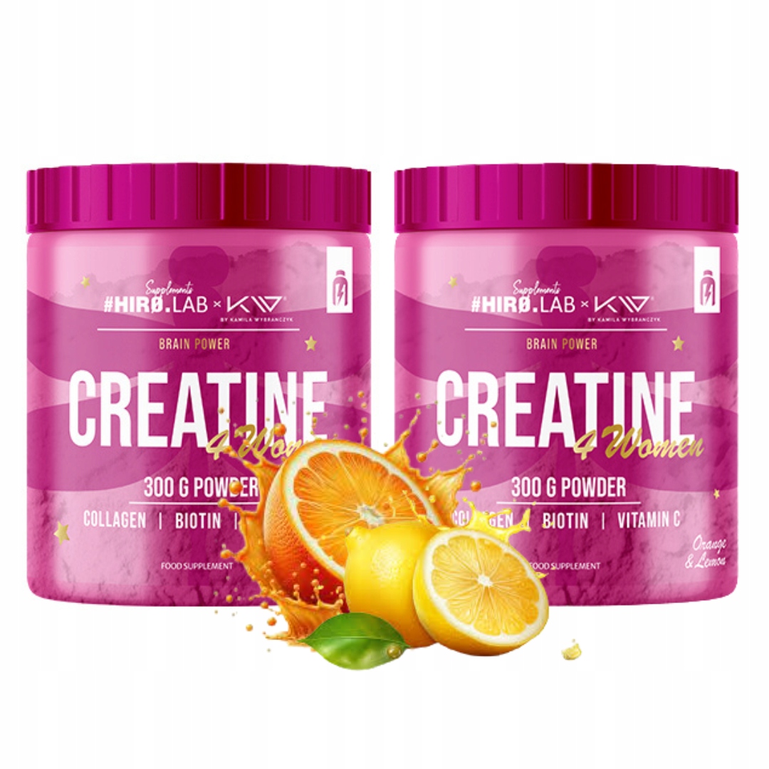 Hiro.lab Creatine 4 Women with Collagen 300 g kreatin s kolagenem