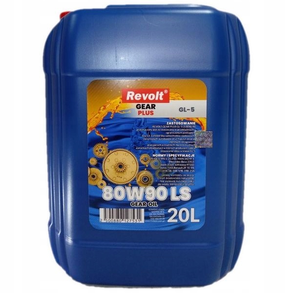 REVOLT 80W90 LS GL-5 olej przekładniowy 20L