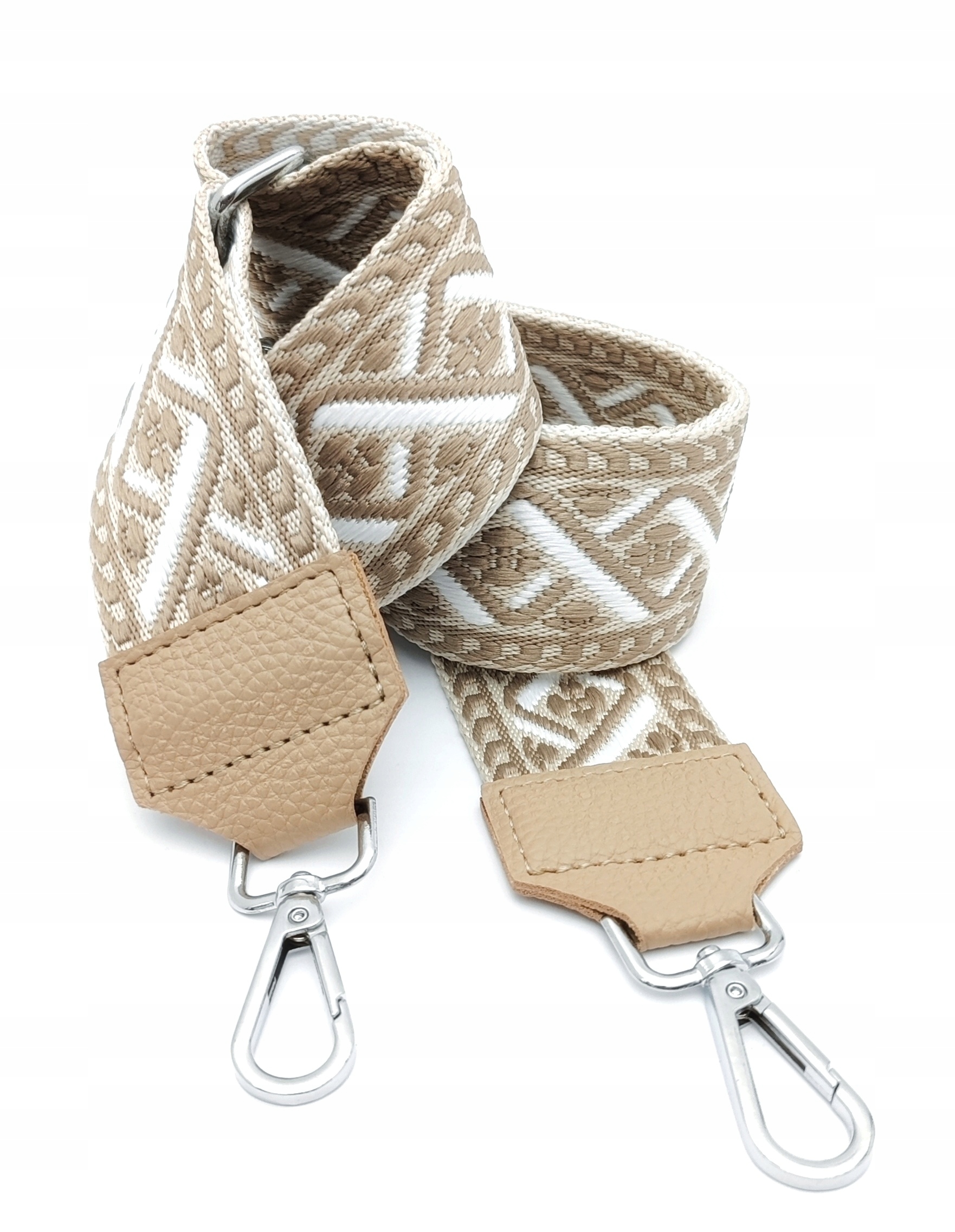 Szeroki wymienny pasek do torebek haftowany 5cm