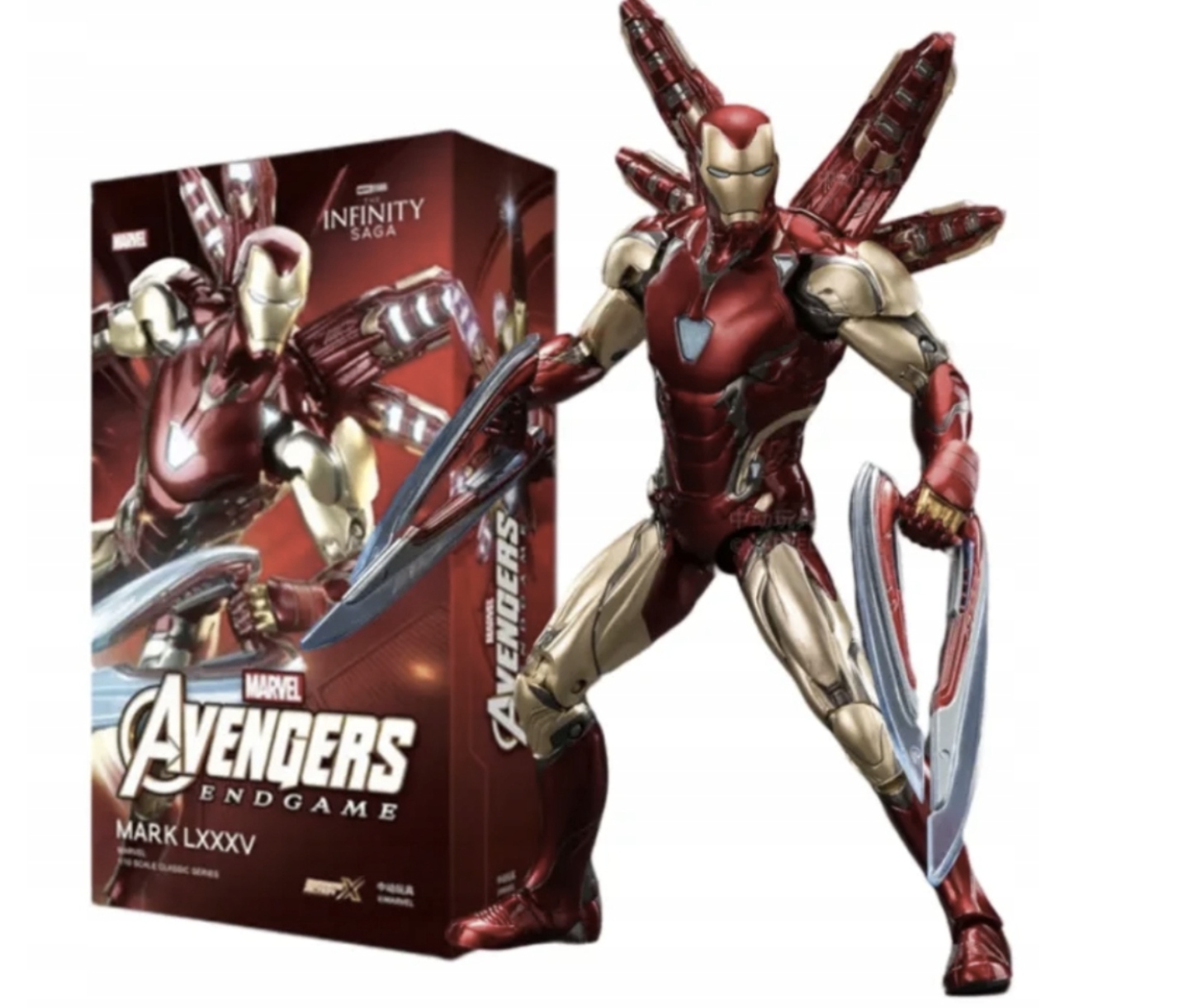 Pohyblivá figurka Iron Man Mk85 LXXXV 18 cm Marvel Zd Toys Originál