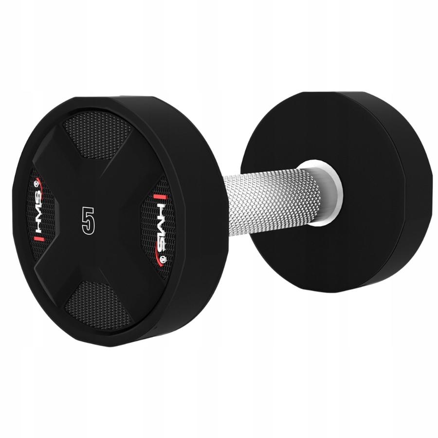 Hms Závaží Polyuretanová činka pro fitness cvičení 5 kg