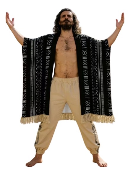 Orientální Kimono Boho S Třásněmi, Župan, Pláštěnka, Přehoz, Streetwear