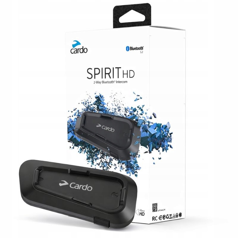 Motocyklový Interkom Cardo Spirit Hd Single