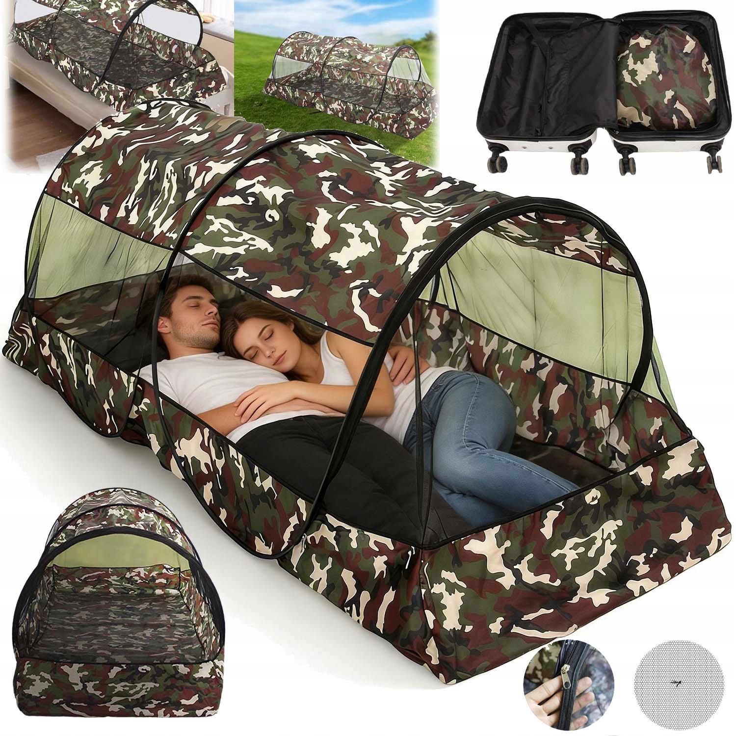 Stan Pro 2 Osoby Odolný Proti Opotřebení, Skládací, Lehká Ventilace