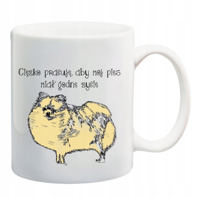 

Kubek Szpic miniaturowy pomeranian piesek