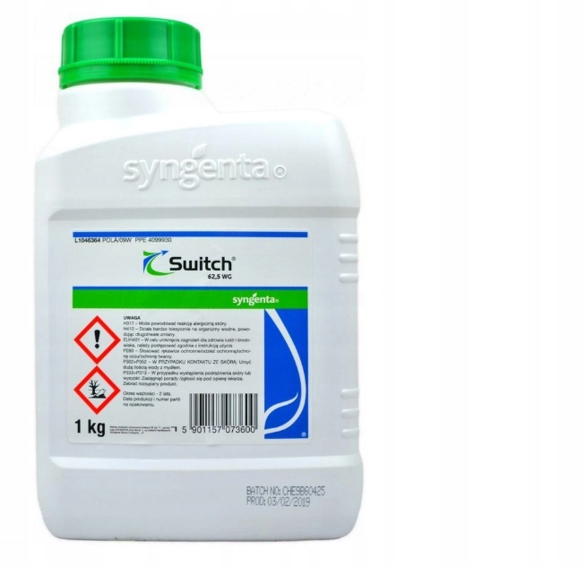 Switch 62,5 Wg 1KG szara pleśń alternarioza zgnilizna w warzywach owocach