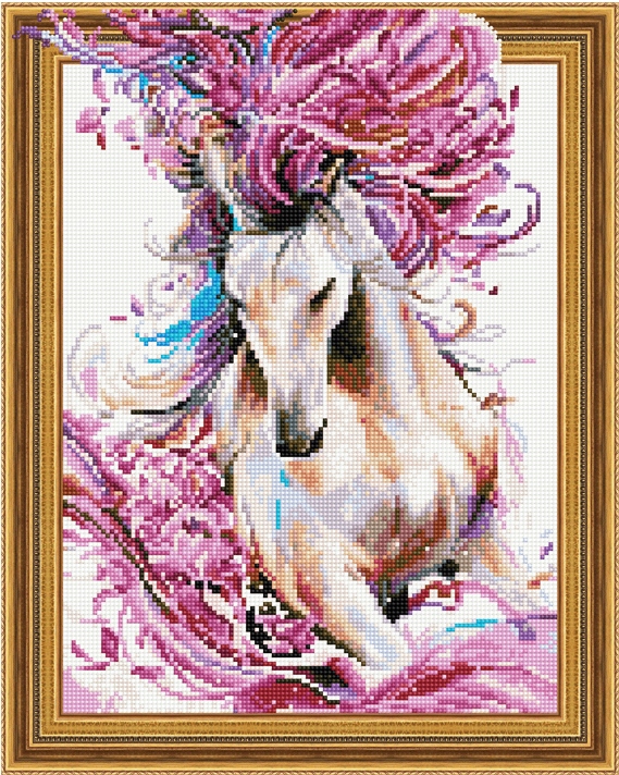 Diamantová mozaika 5D Na dřevo 40x50 Ipicasso