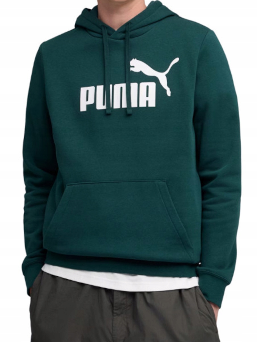 pánská mikina Puma s kapucí 682571-75 klokanka bavlněná sportovní tepláková souprava L