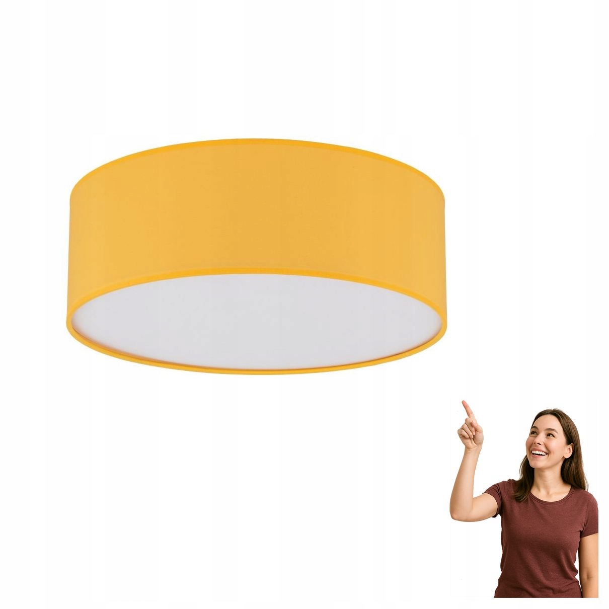 Stropní Stropní svítidlo Nicola Yellow 10154 Tk Lighting