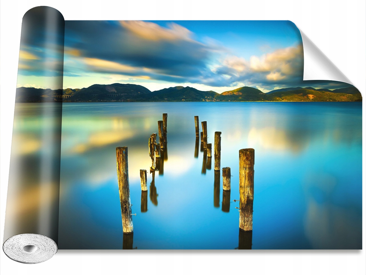 

Fototapeta Samoprzylepna Pomost Jezioro 152x104