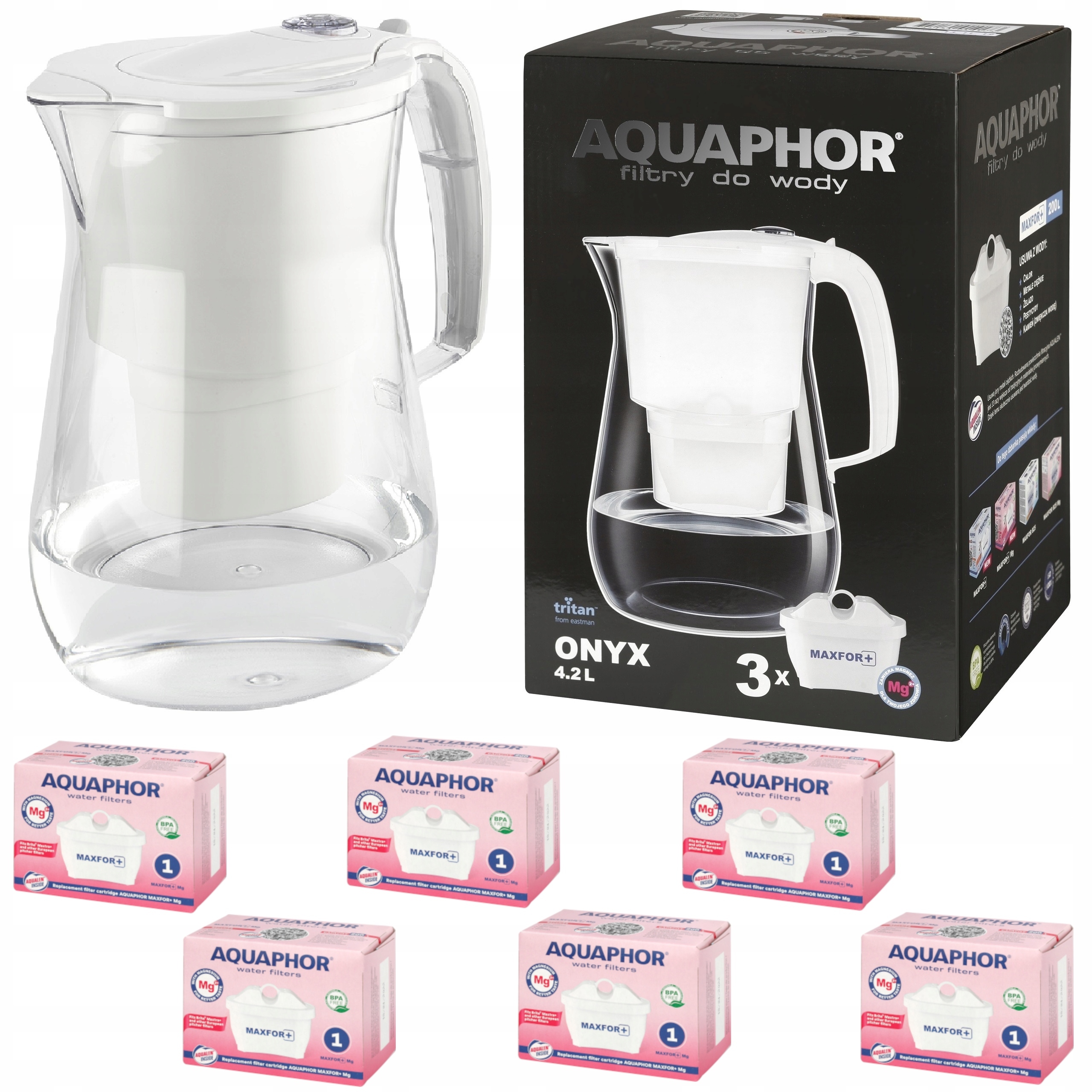 Dzbanek filtrujący Aquaphor Onyx 4,2 6 Maxfor Mg