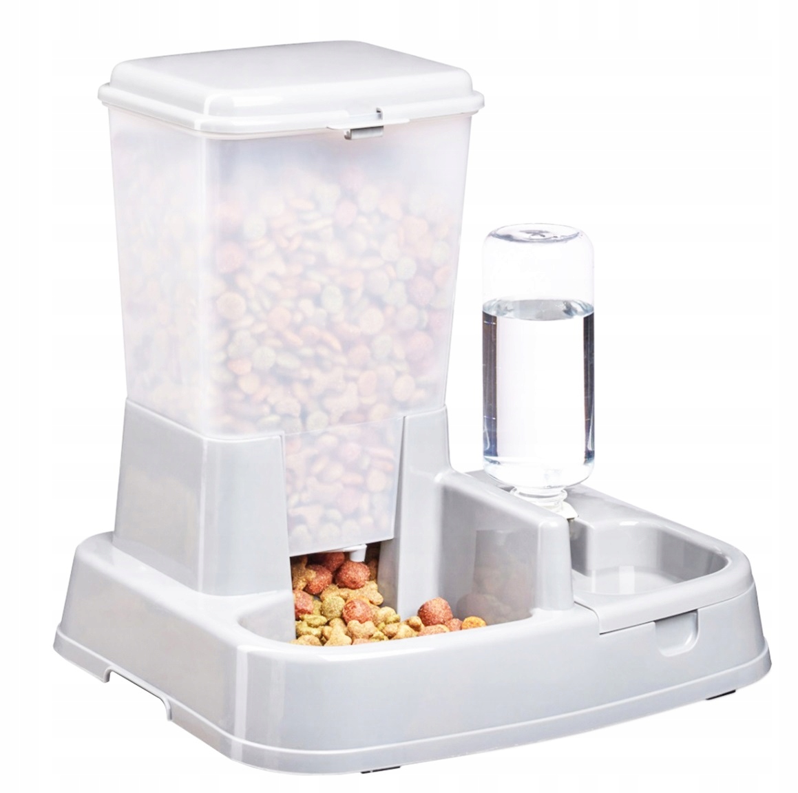 

Stojak Dozownik Karmy Wody Dla Psa Kota Miska 2w1