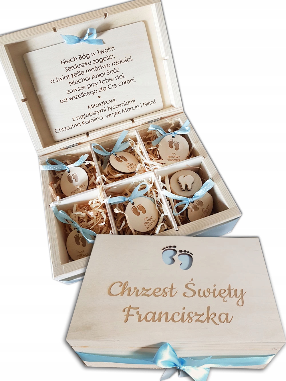 

Pudełko Wspomnień Chrzest Roczek Metryczka