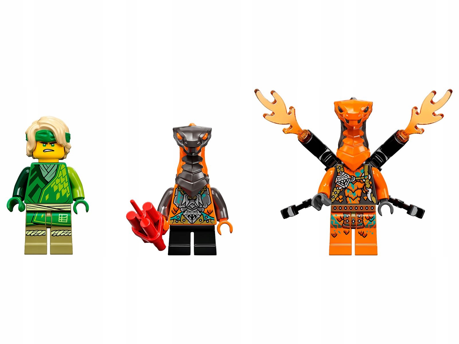 LEGO NINJAGO Lloyd’s Legendary Dragon 71766 Set with Snake Figures & Nya  Minifigure