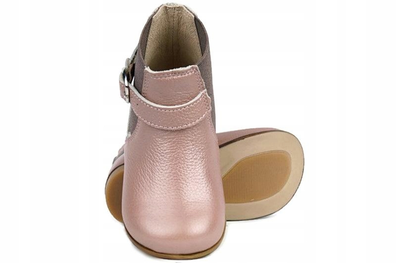 EMEL ES2610 PÓŁBUTY BOTKI SZTYBLETY RÓŻ 22 Rozmiar 22