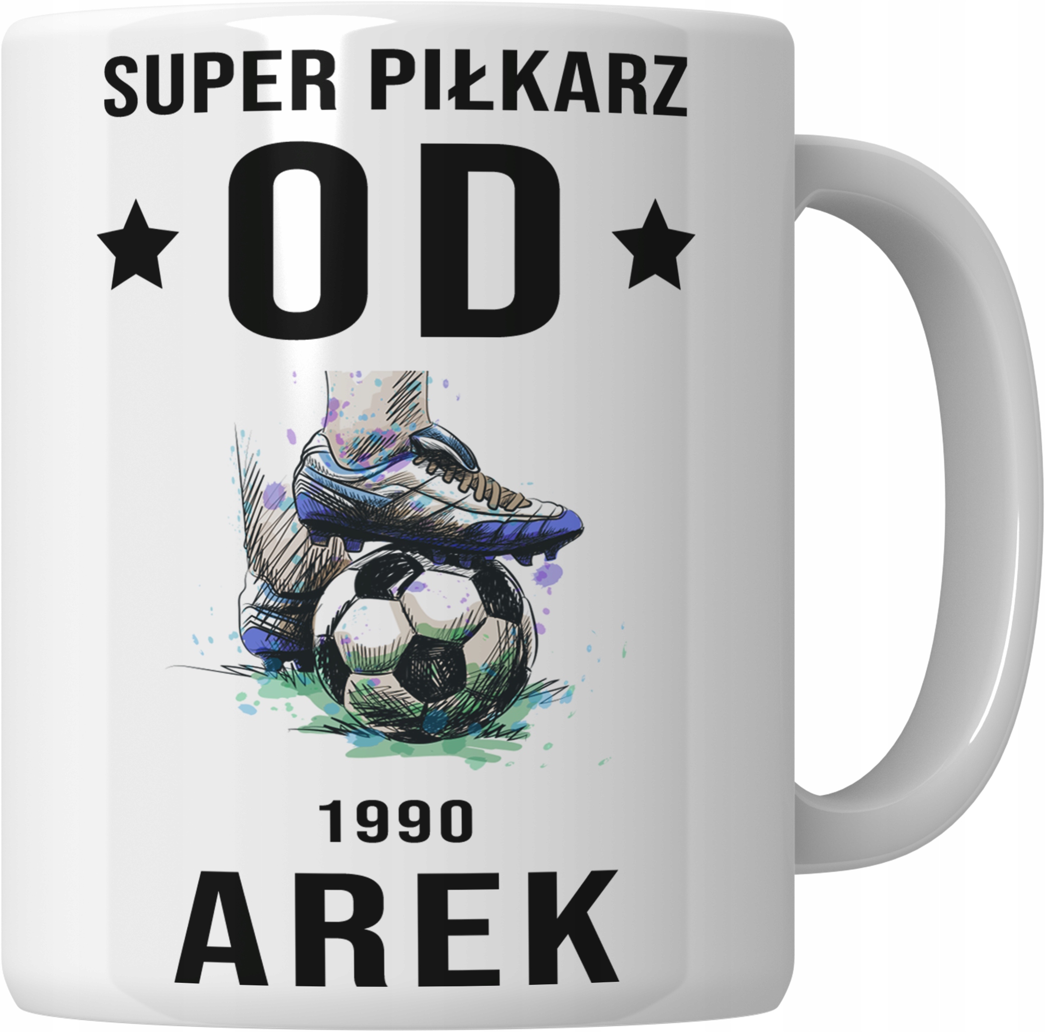 

Kubek Piłkarz Piłka Hobby Imię