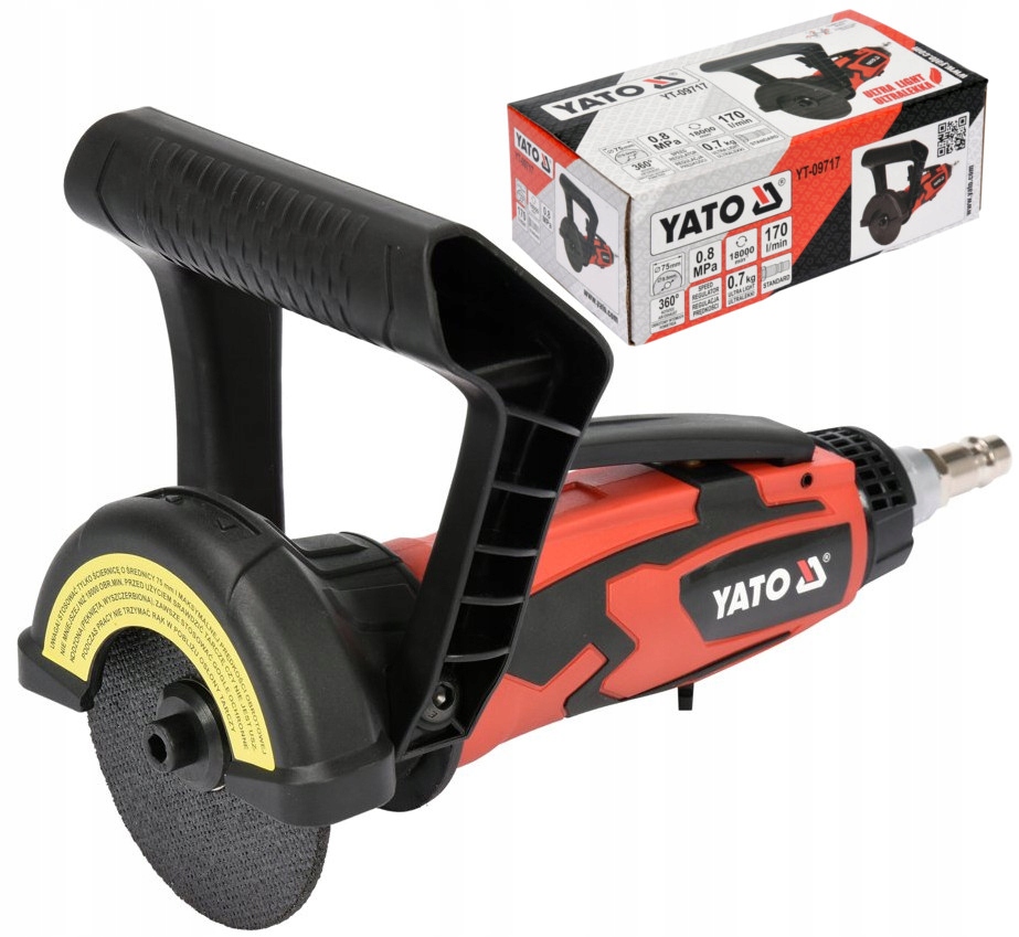 

Przecinarka Pneumatyczna 75mm Kompozyt Yato 09717