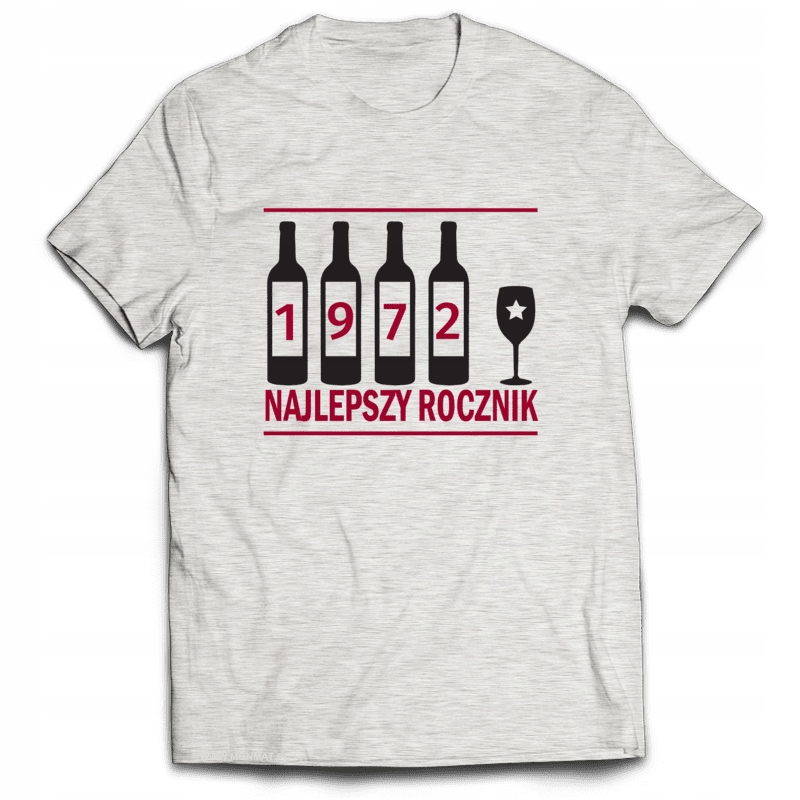 

Koszulka na Urodziny Najlepszy Rocznik 1972 50 L