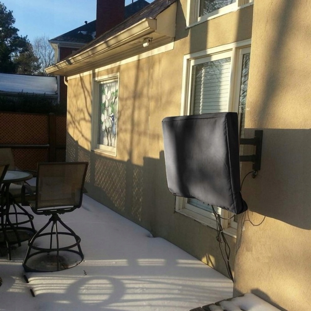 CZARNE ETUI POKROWIEC OSŁONA NA TELEWIZOR ANTYKURZOWY NA REMONT 30-32''CALE Model OSŁONA OCHRONNA TELEWIZORA