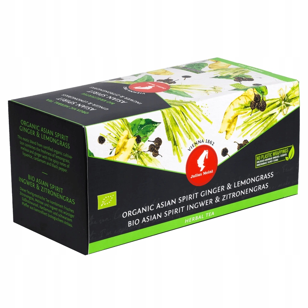 Julius Meinl Asian Spirit Ginger & Lemongrass herbata ziołowa (20