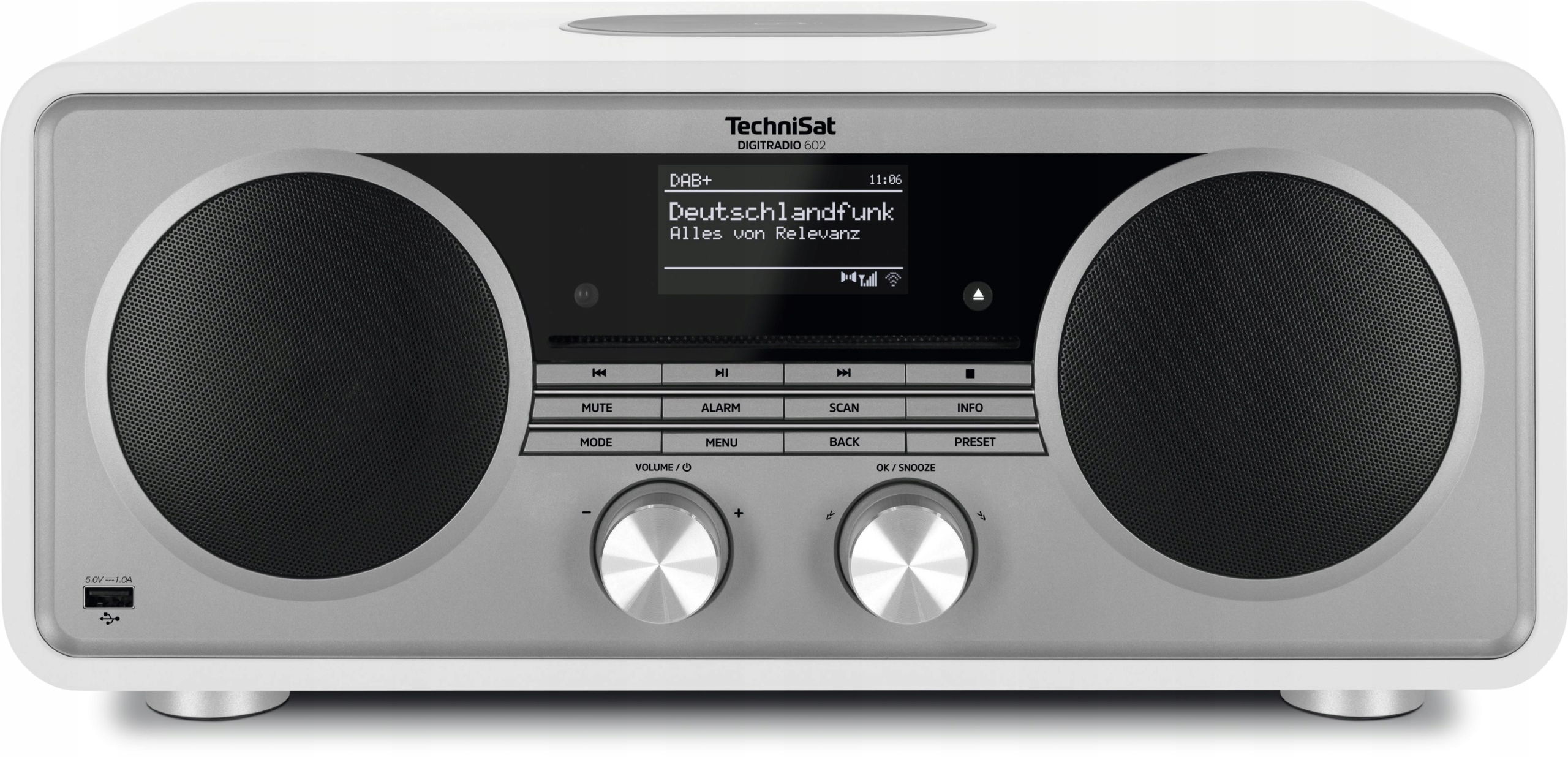 Radio Internetowe WiFi Spotify Technisat 602 DAB+ FM CD USB Bluetooth 70W Pilot tak