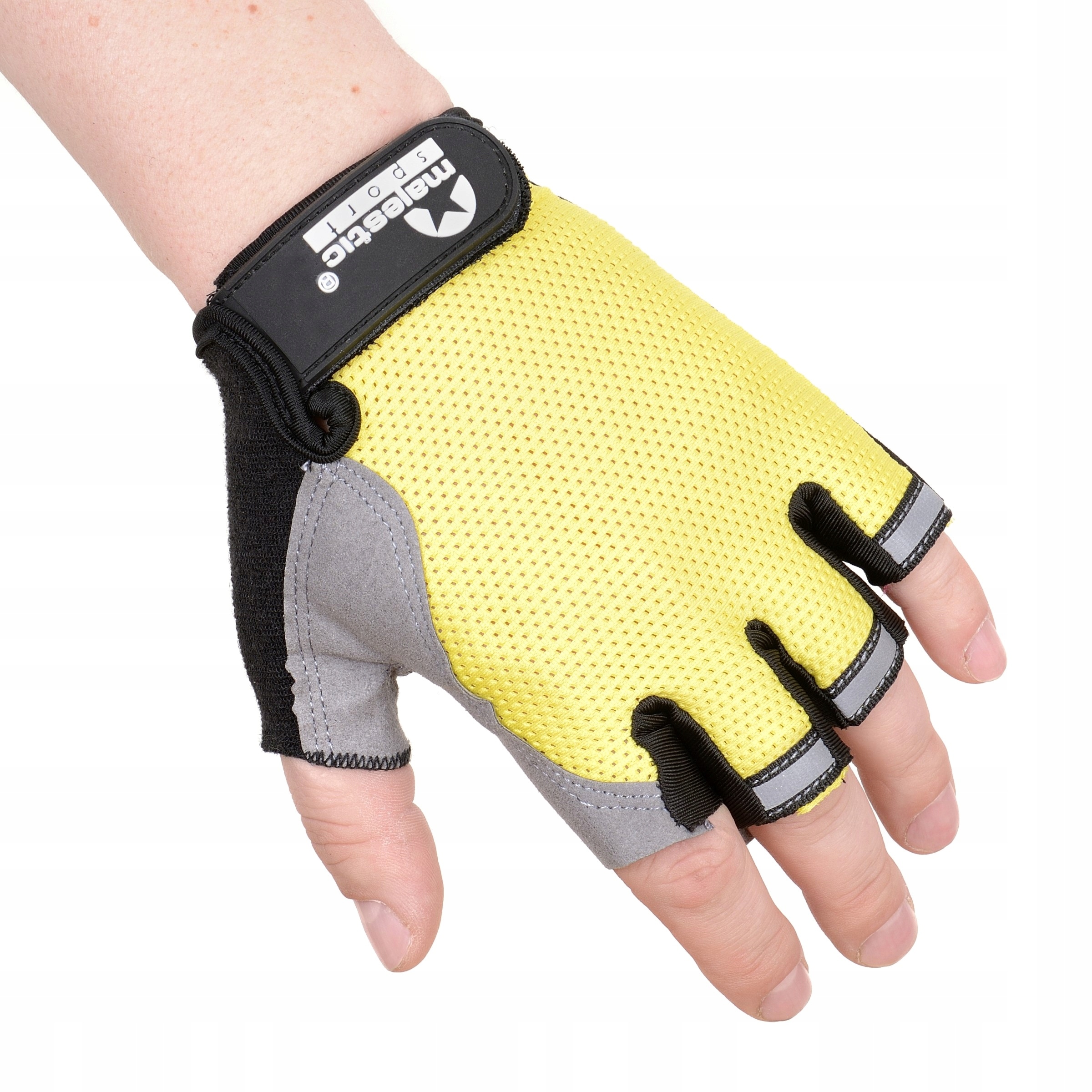 Rękawiczki rowerowe na rower gel Majestic Sport M Kod producenta M-CG-GB-M