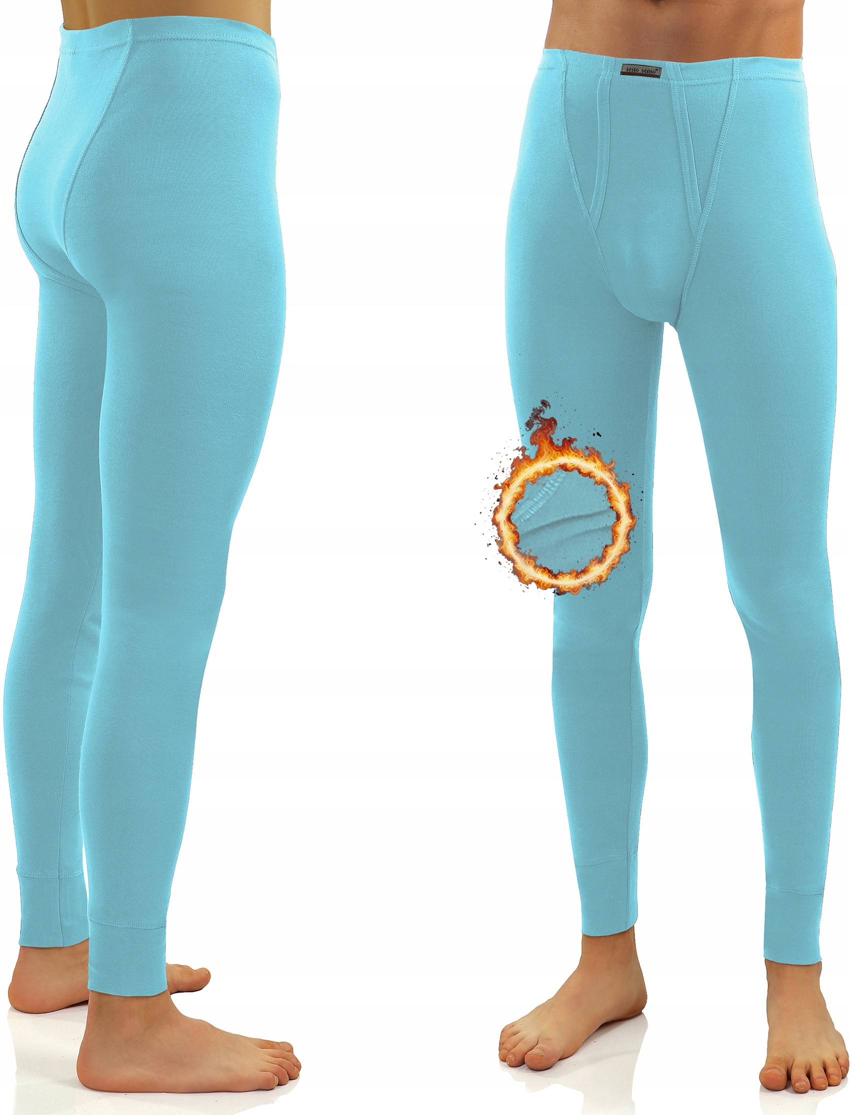 Sesto Senso Pánské kalhotky 2 kusy 100% bavlna 3XL Námořnická Modrá