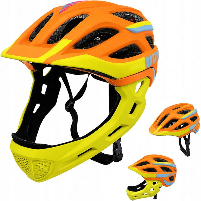 Cyklistická přilba Fullface AVO-49, velikost L (51-56 cm)