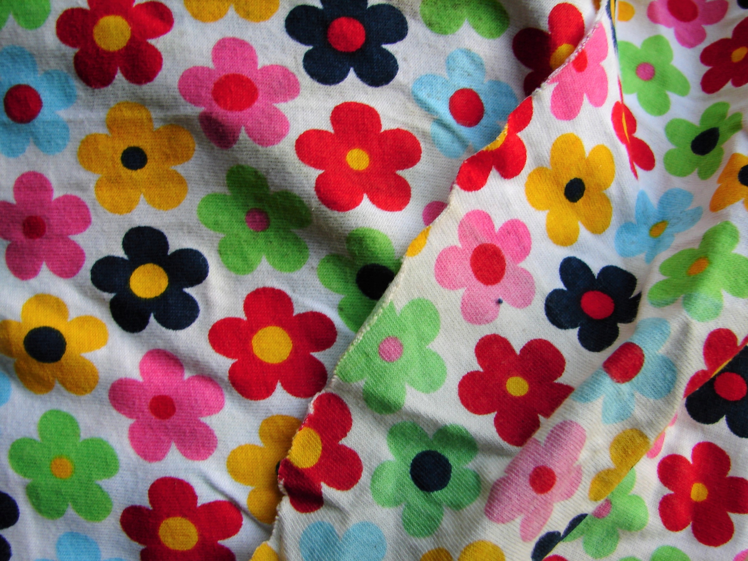 KUPON DZIANINA cotton kwiatuszki fluo 0,37 x 10 m 13946406287 Allegro.pl