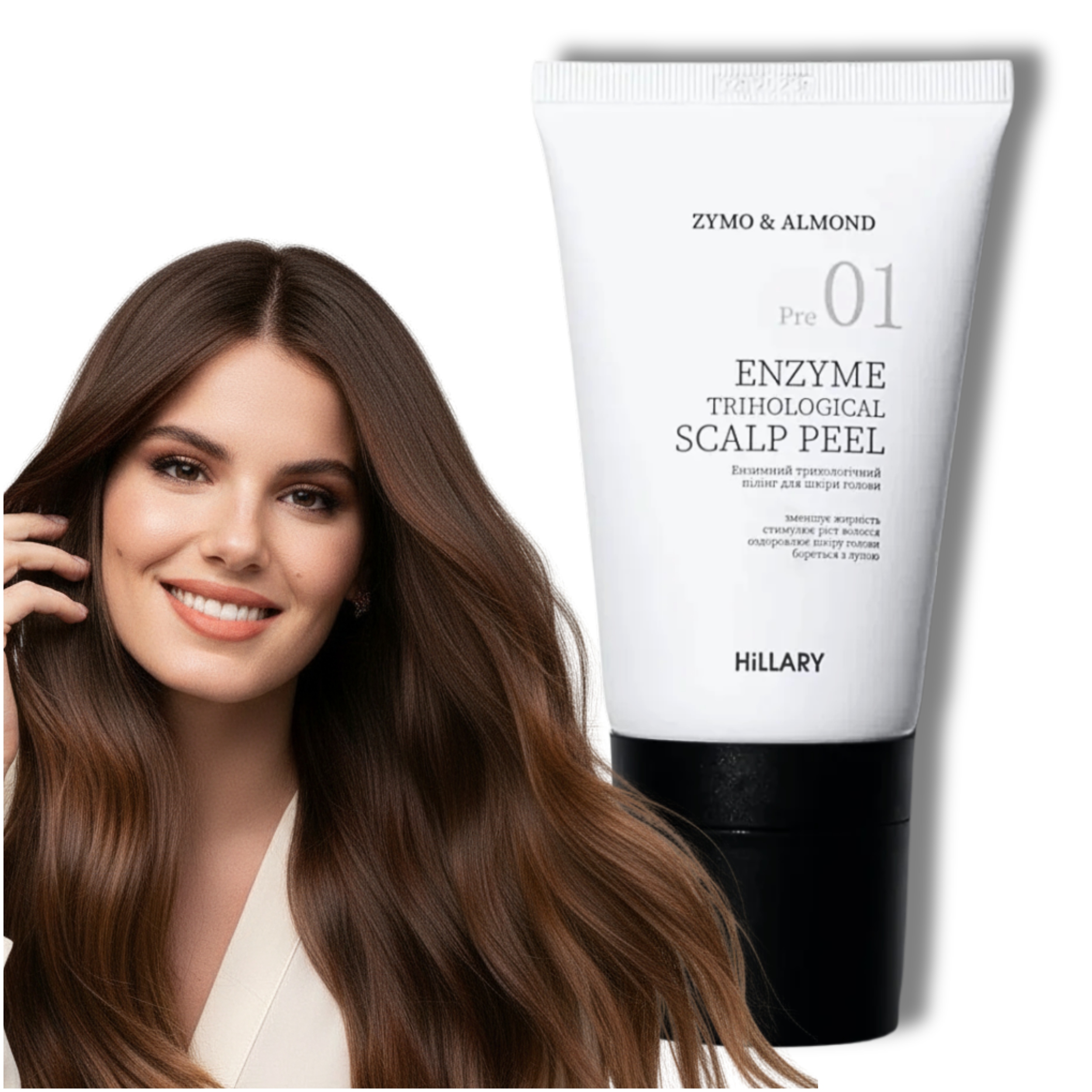 Enzymatický peeling na pokožku hlavy, trichologický, hloubkové čištění