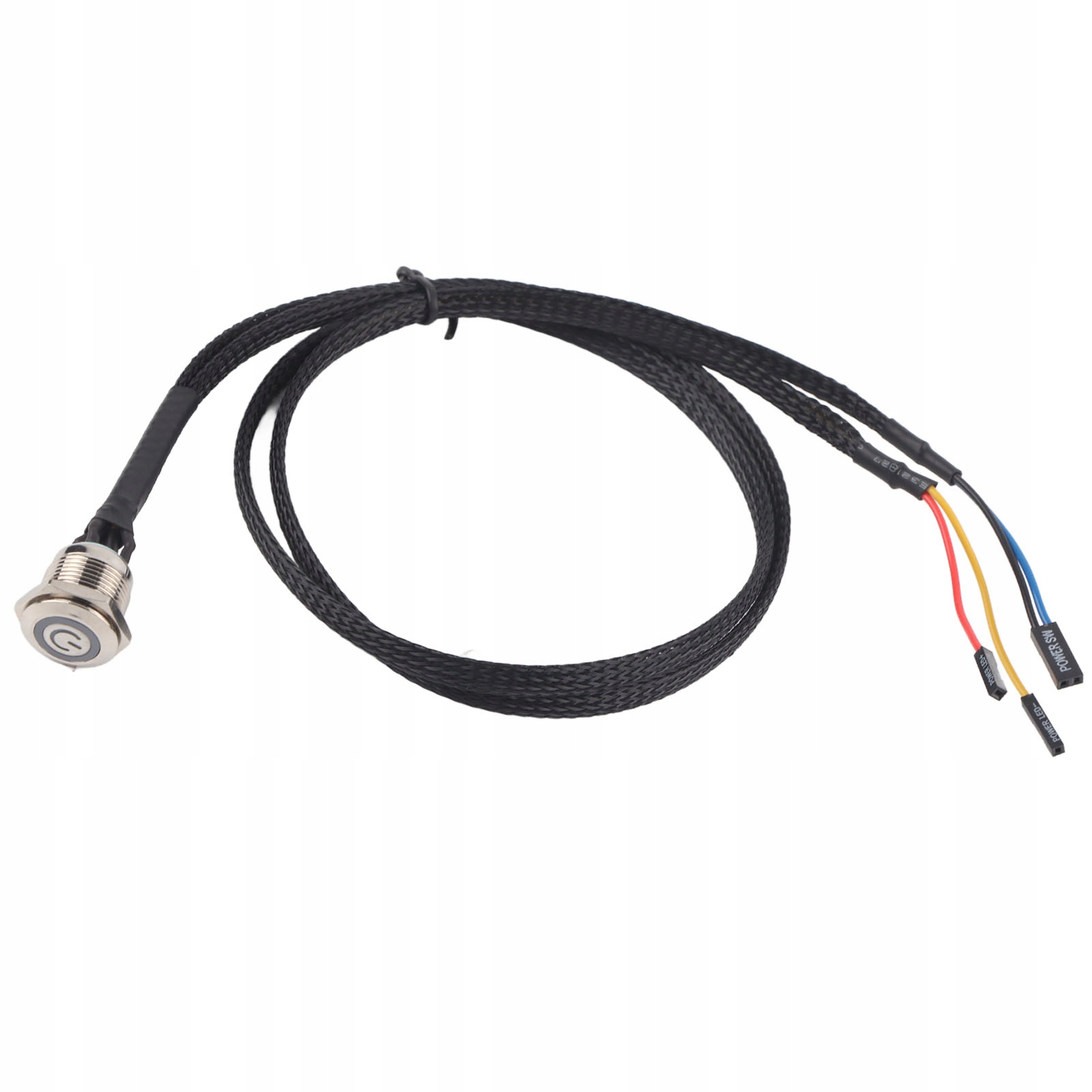 PRZYCISK WŁĄCZANIA ZASILANIA ZEWNĘTRZNEGO KOMPUTERA STACJONARNEGO NIEBIESKI