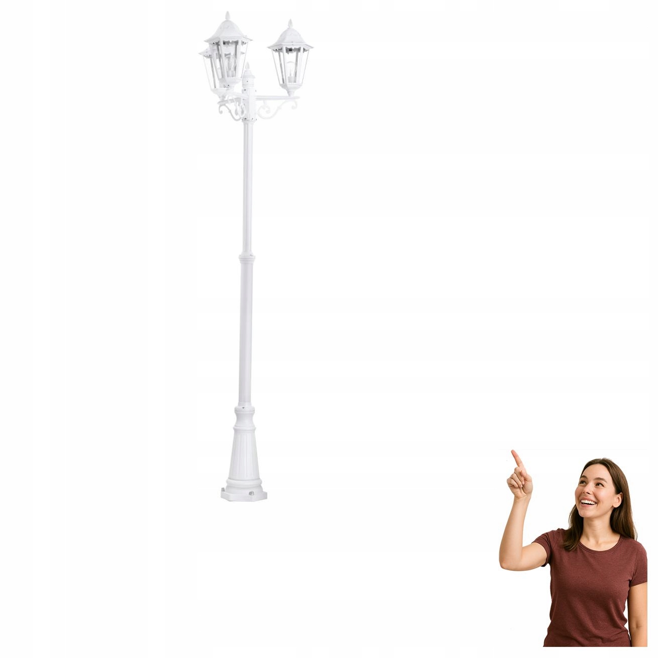 Vonkajšia stožiarová lampa Navedo 93454 Eglo