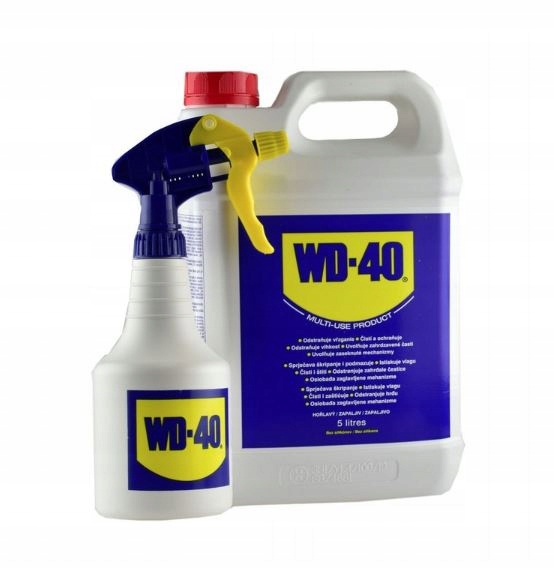 WD-40 5 L S Rozprašovačom Obsahuje 01-L05+05 -R00 Multifunkčný Prípravok