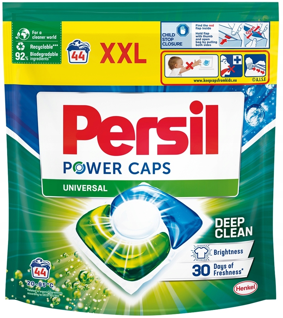 Levně Persil Power Caps Univerzální prací Kapsle 44 ks