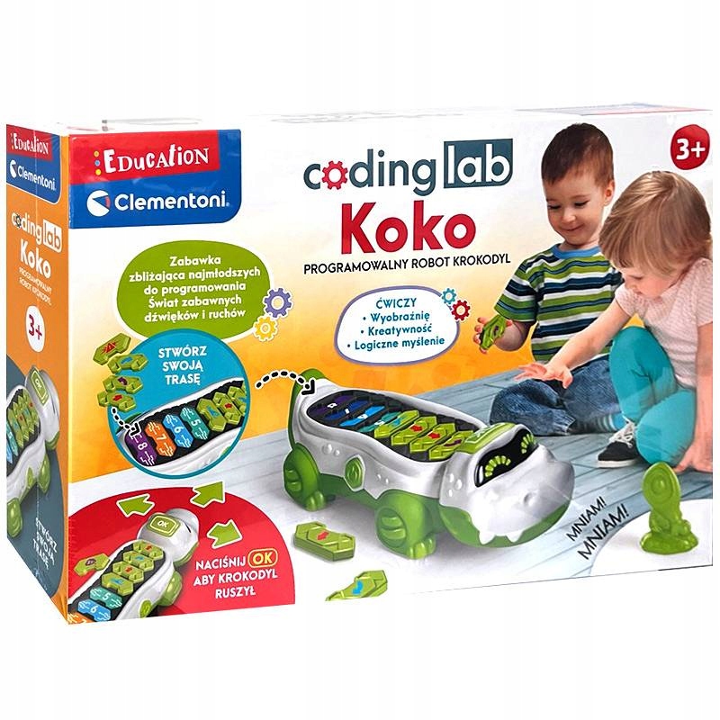 

Clementoni Koko Programowalny Robot Krokodyl 3+