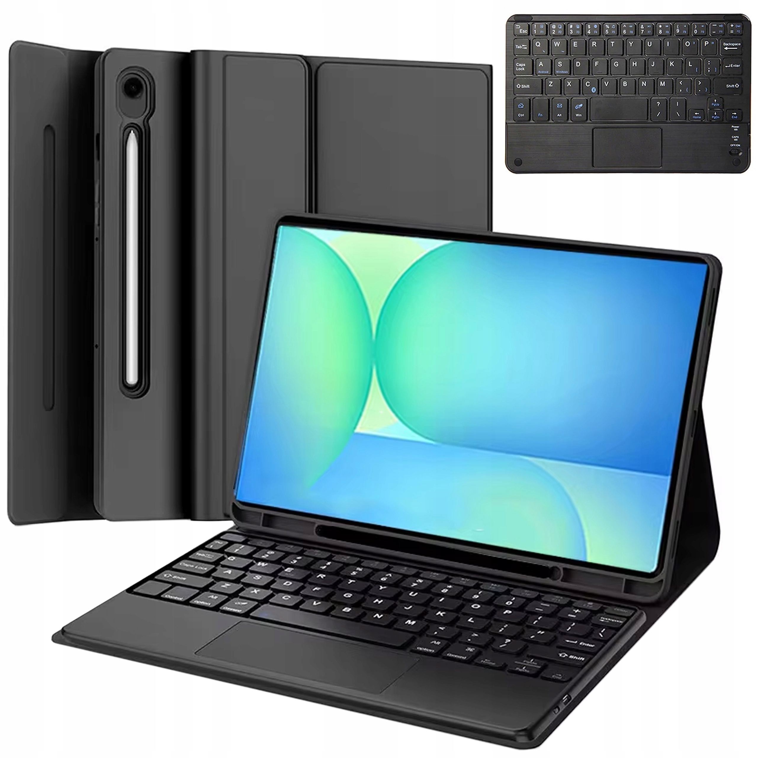 Pouzdro s Bluetooth klávesnicí pro Samsung Galaxy Tab S10 Fe Plus S10 Fe+ 13.1"