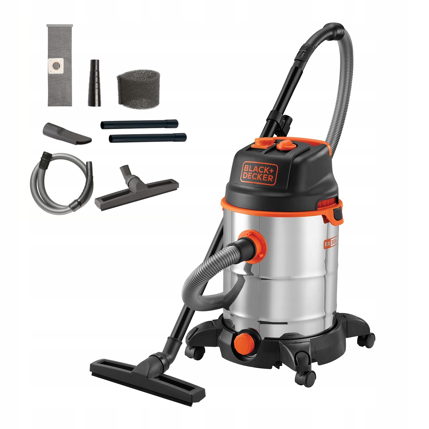 Black+decker mokrý a suchý vysavač BXVC30XTDE, 30 litrů
