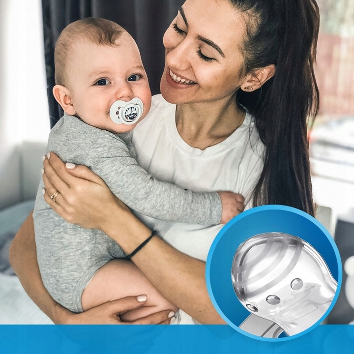 LOVI USPOKAJAJĄCY SMOCZEK DYNAMICZNY 2 szt. 0-3m Materiał smoczka silikon