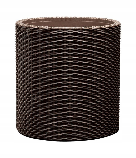 

Keter Doniczka Cylinder Rattan Small 28 cm Brąz