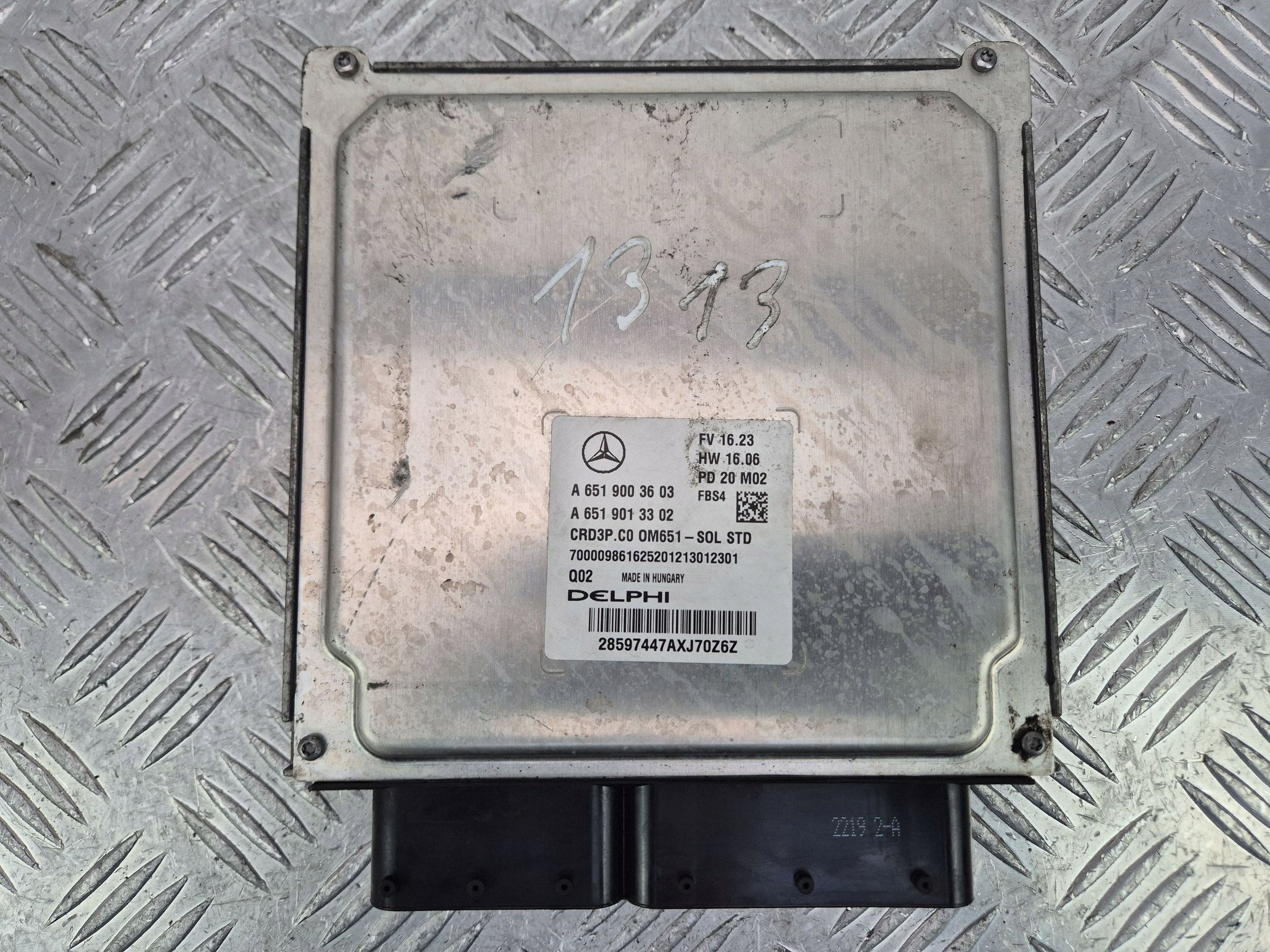 Mercedes Sprinter W907 W910 2.2 control unit of the engine A6519003603
