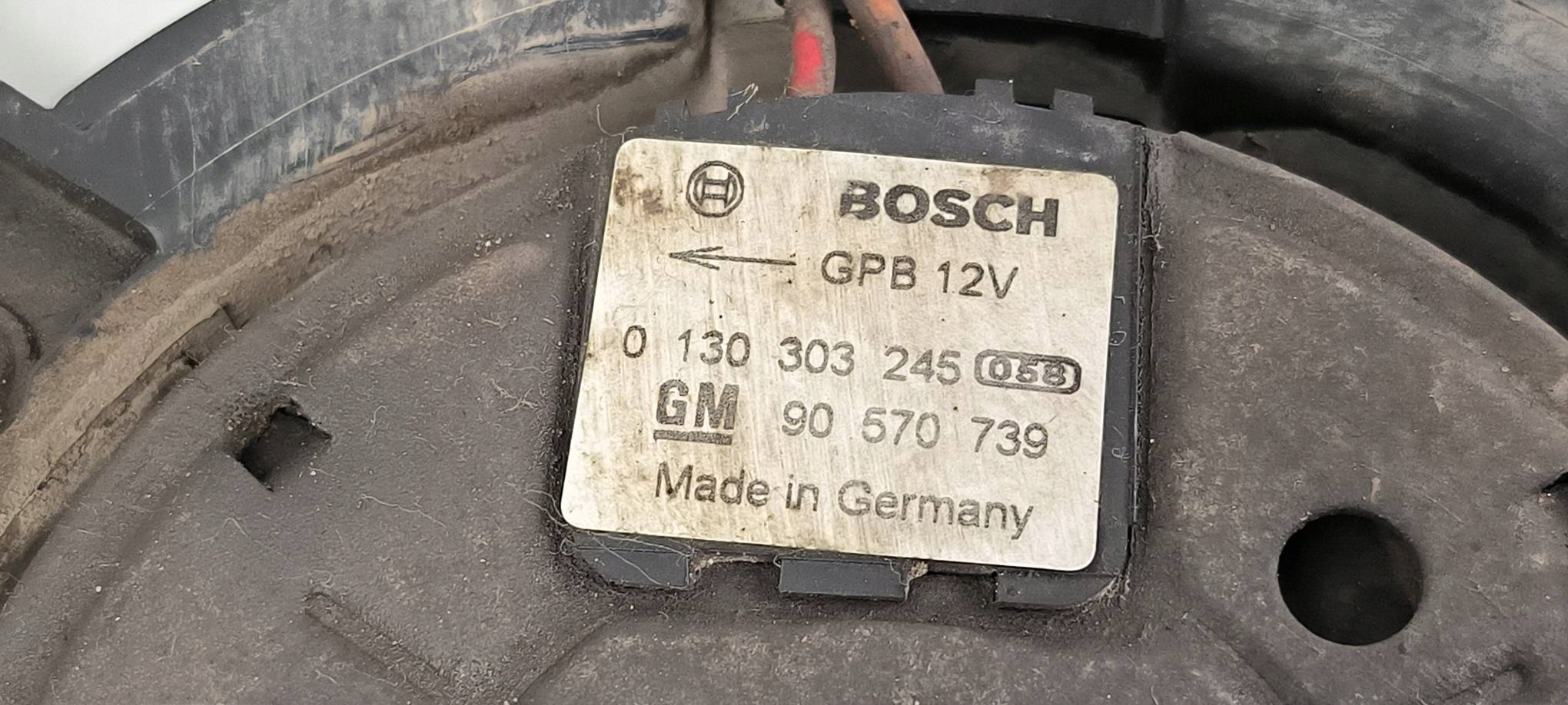 ventilátor chladiče 90570739 1.6 OPEL ASTRA II G