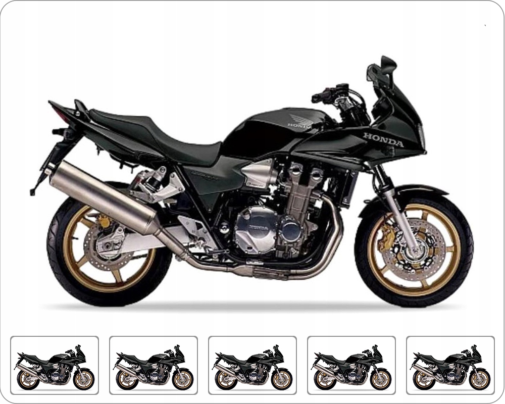 Samolepky Na Motocykl Juula Pro Honda Cb 1300 S 2007-2008 Černé NH463F