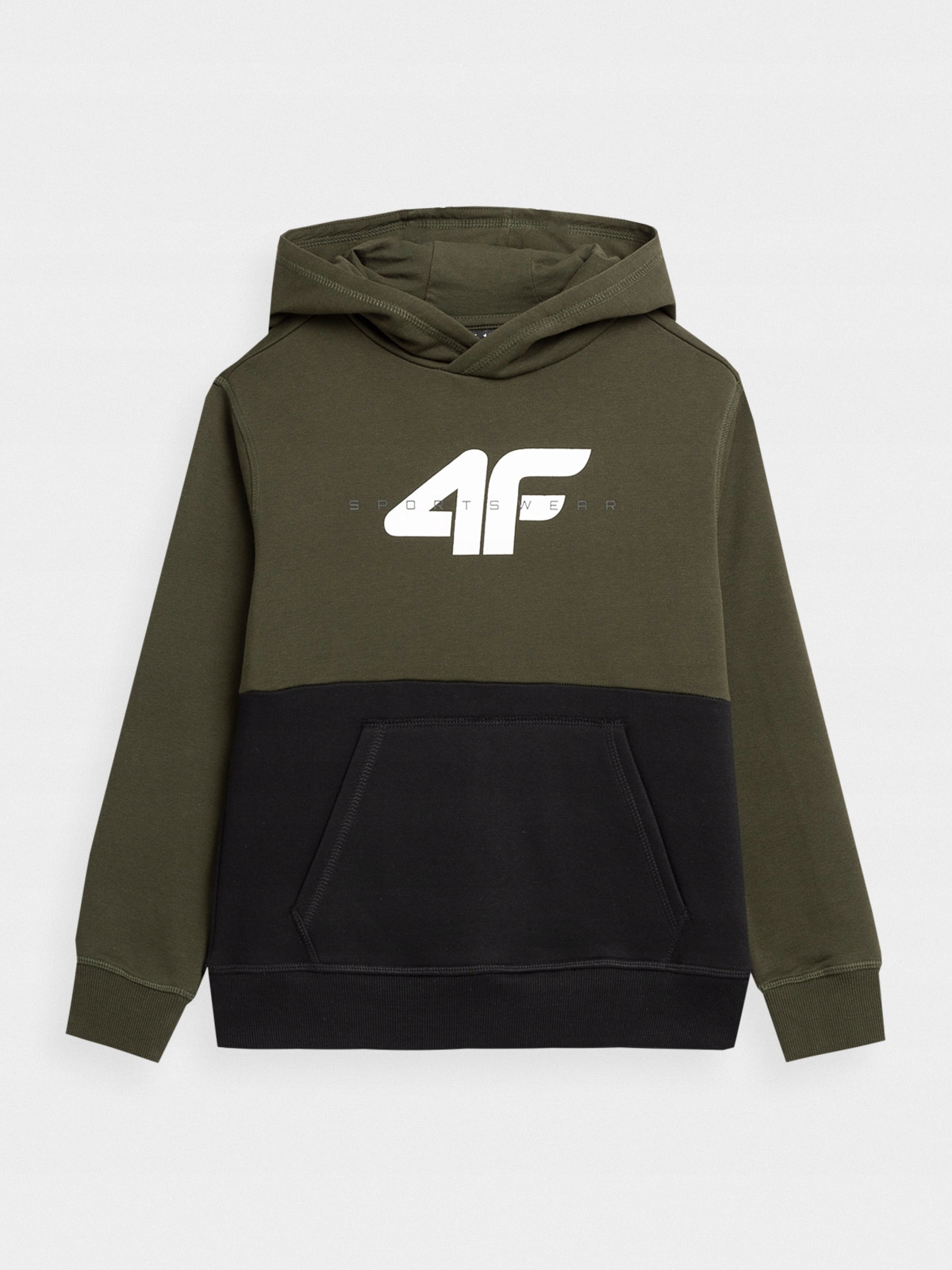4F BLUZA CHŁOPIĘCA DRESOWA SPORTOWA Z KAPTUREM Materiał dominujący bawełna