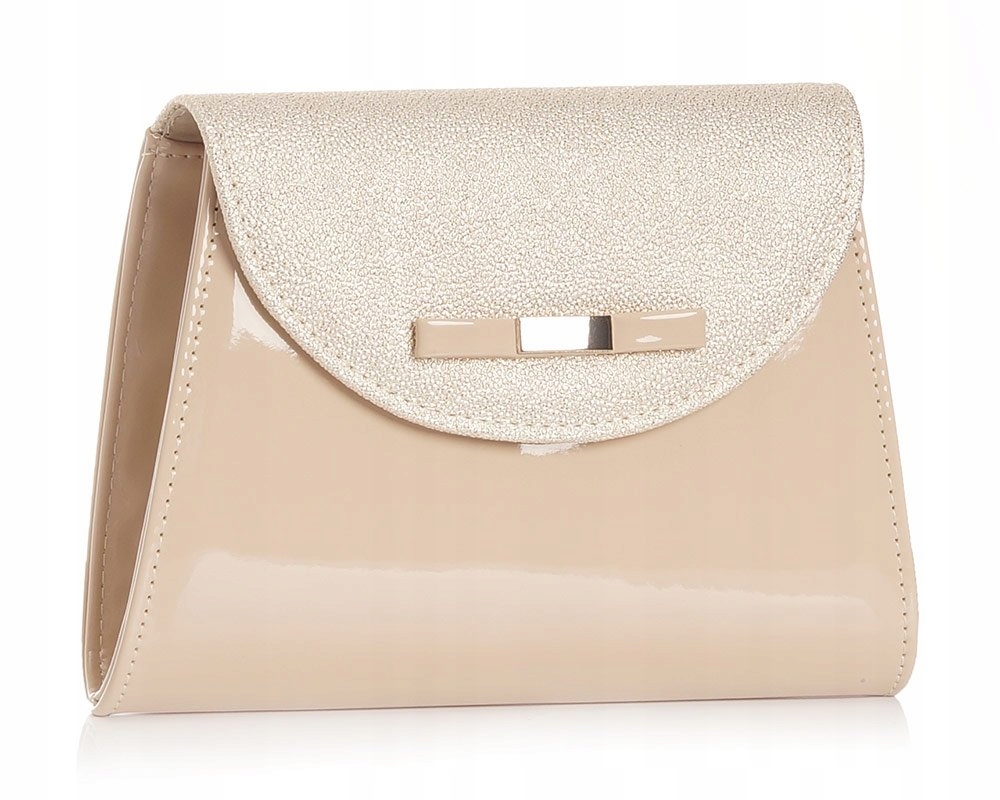 BEŻOWA KOPERTÓWKA TOREBKA DAMSKA SOLOME D5 LAKIER EAN (GTIN) 5907582617365
