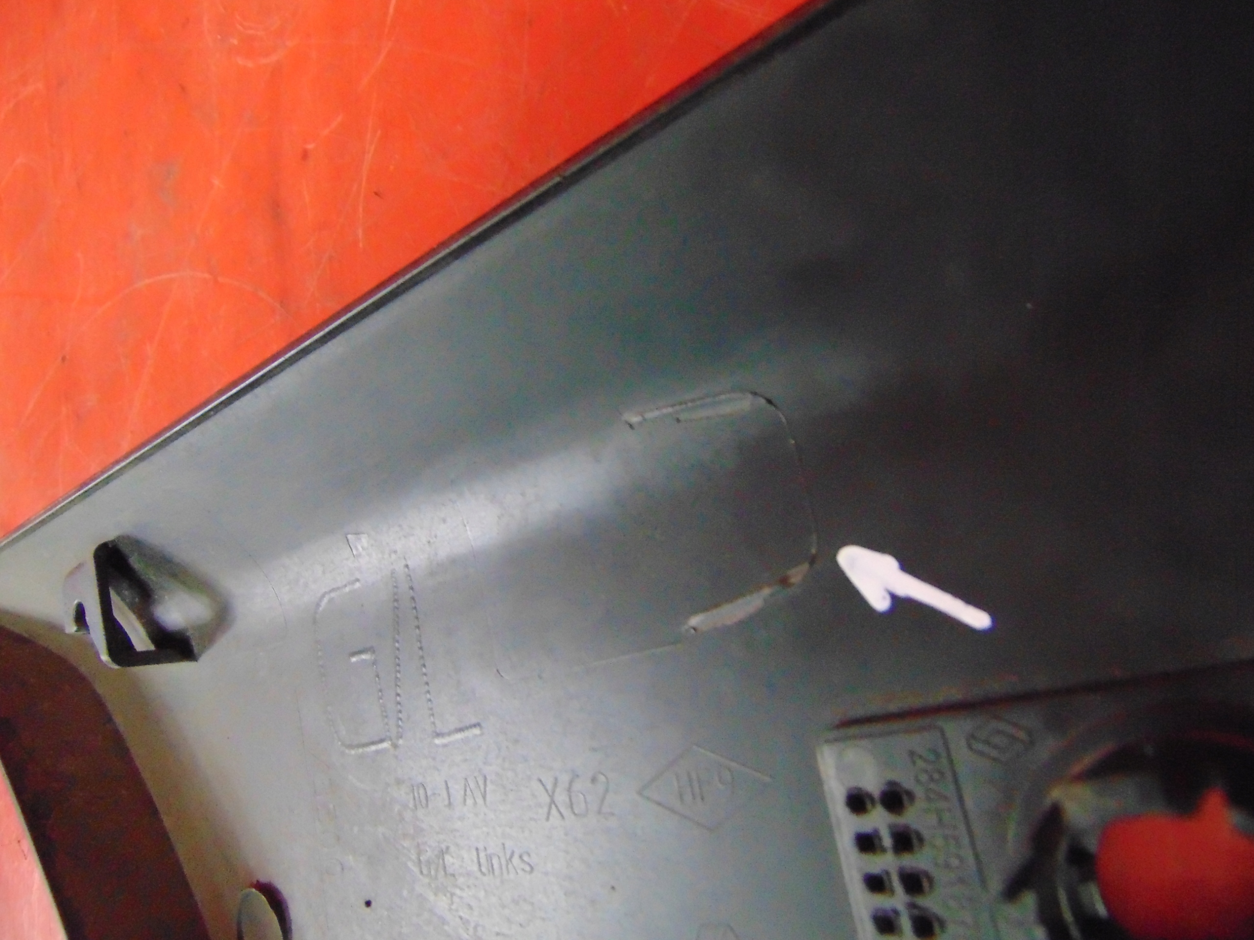 MASTER 3 III MOVANO B NV400 moulding bodywork side left rear part PDC