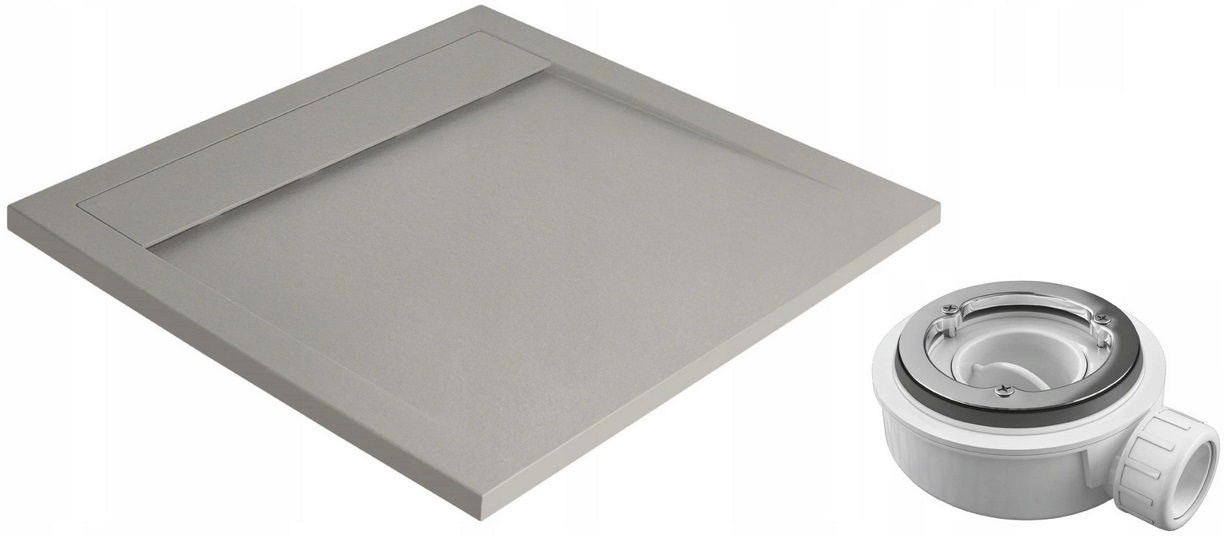 Brodzik Radaway Teos C 80x80 Cemento Syfon