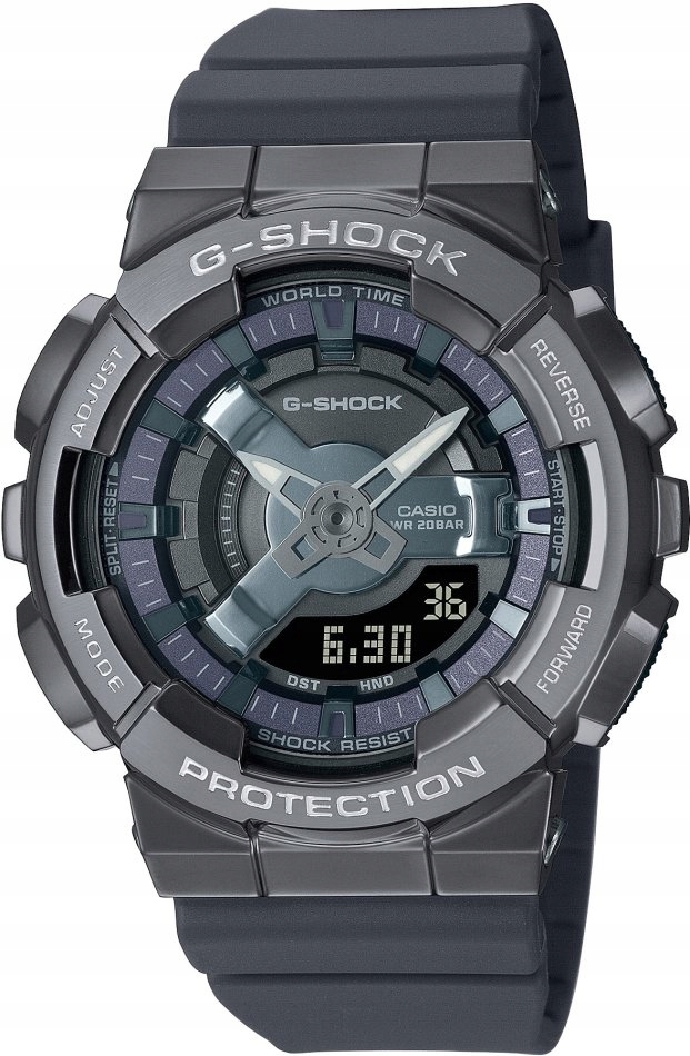 Dámské hodinky G-shock GM-S110B-8AER šedé sportovní nárazuvzdorné