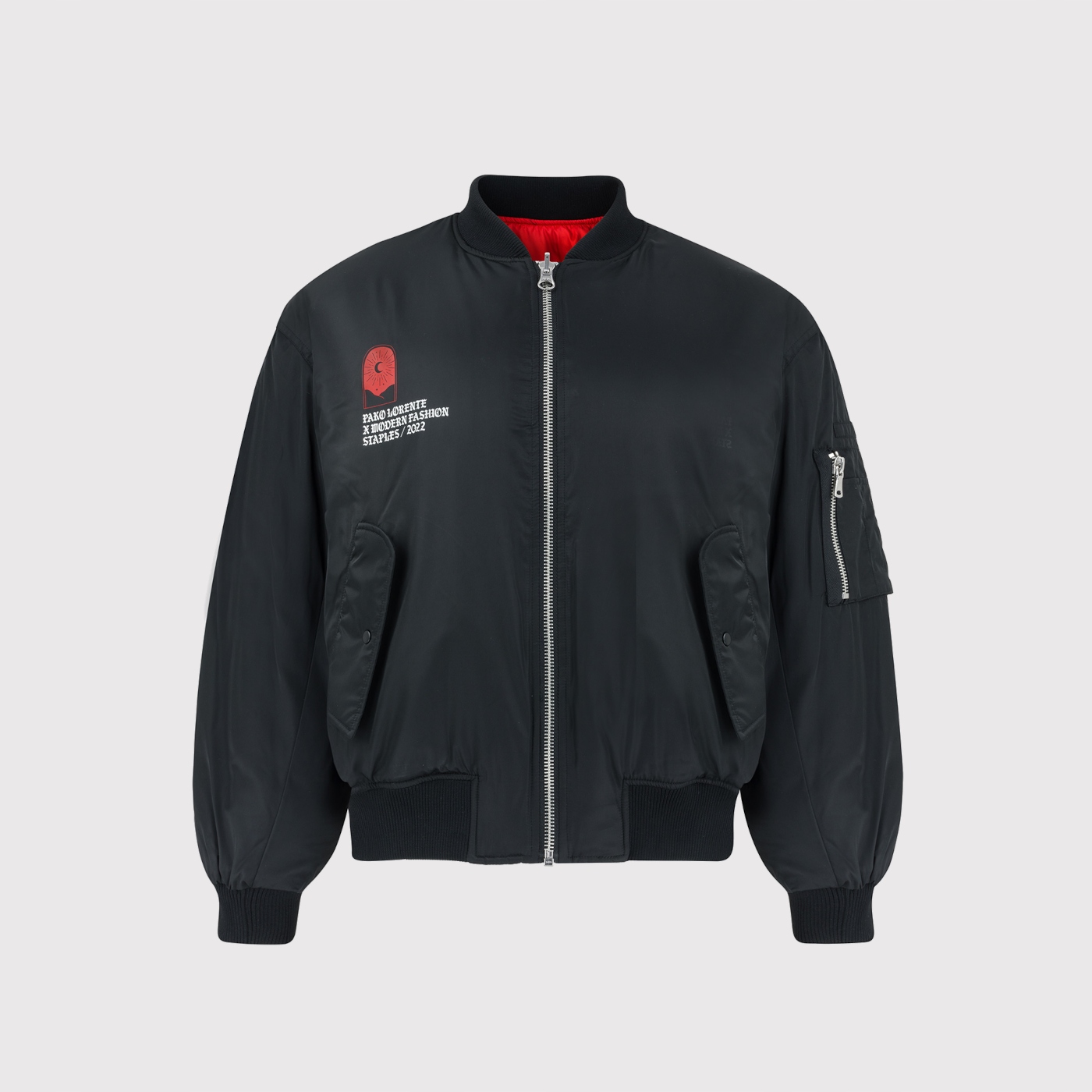 Červená pánská bomber bunda Pako Lorente XXL